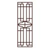 Retro Chinese No Glue Sliding Door Static Film Imitation Redwood Lattice Window Film Frosted Glass Window Film; 15x39 inch