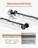 Pocket Door Frame Kit, for 24-32 in Wide 80 in High Door, Pocket Door Kit with Two-Way Soft Close Mechanism, Slide Smoothly Quietly, Easy to Install