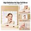 Hollywood Vanity Mirror With Lights,15 Dimmable Bulbs &3 Color Lighting Modes, Makeup Mirror w/ Detachable 5X Magnification,USB Port